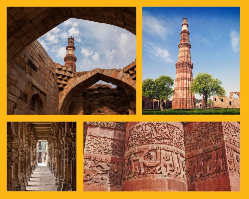 Qutub Minar: einer der höchsten Turmbauten der islamischen Welt