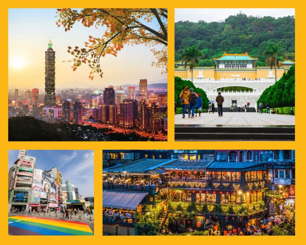 Taiwans Hauptstadt Taipeh: hier treffen Wolkenkratzer auf traditionelle Viertel