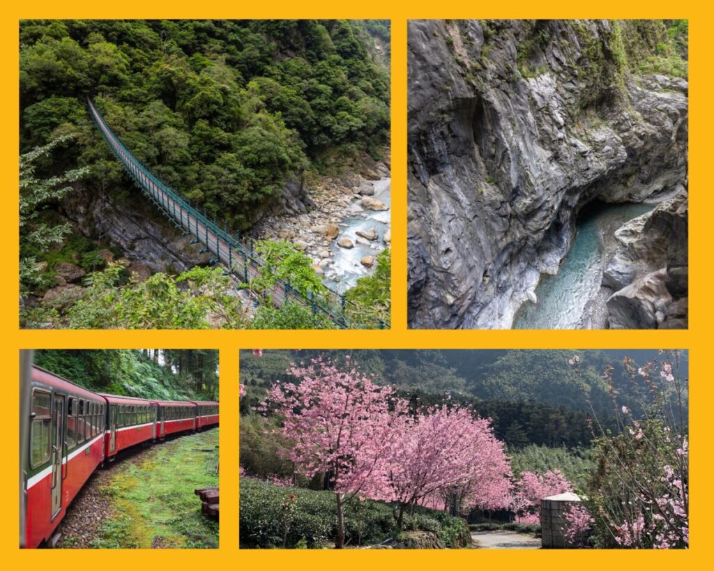 Taroko-Schlucht und Alishan mit Zug