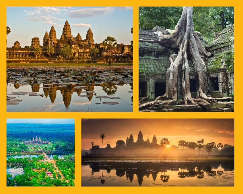 Ansichten von Angkor Wat