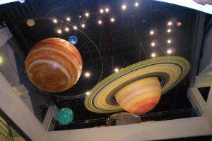 Planeten im Astronomie Museum in Taipeh