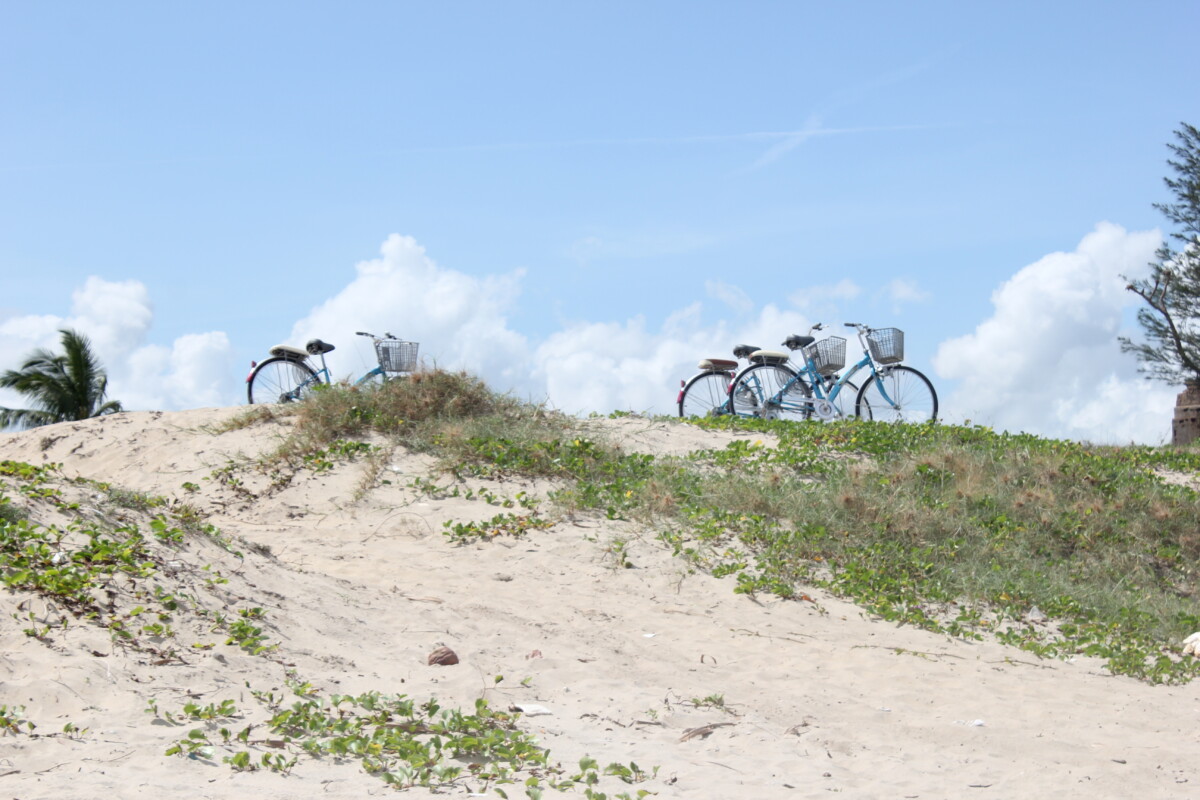 Fahrräder am Strand bei HoiAn