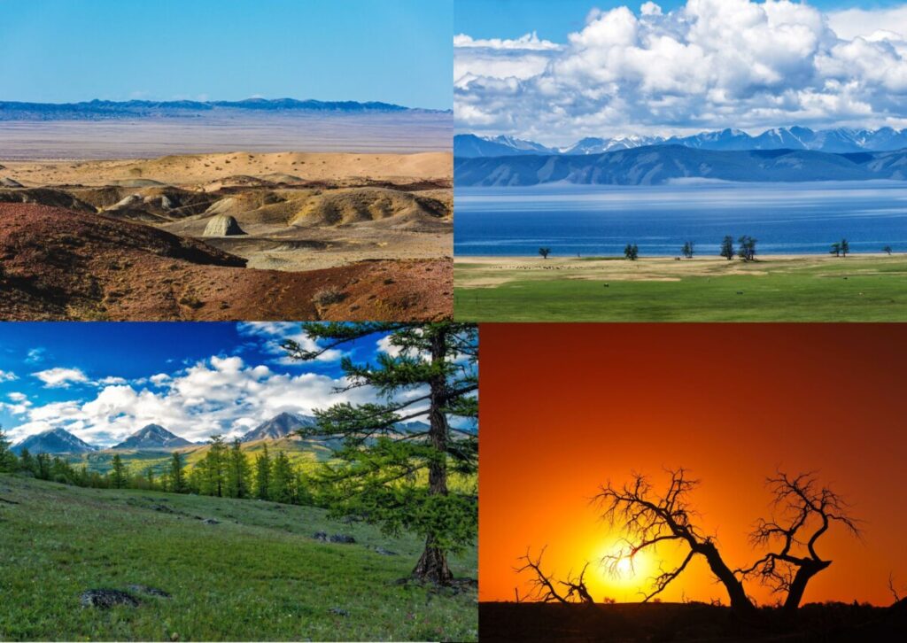 Landschaften in der Mongolei