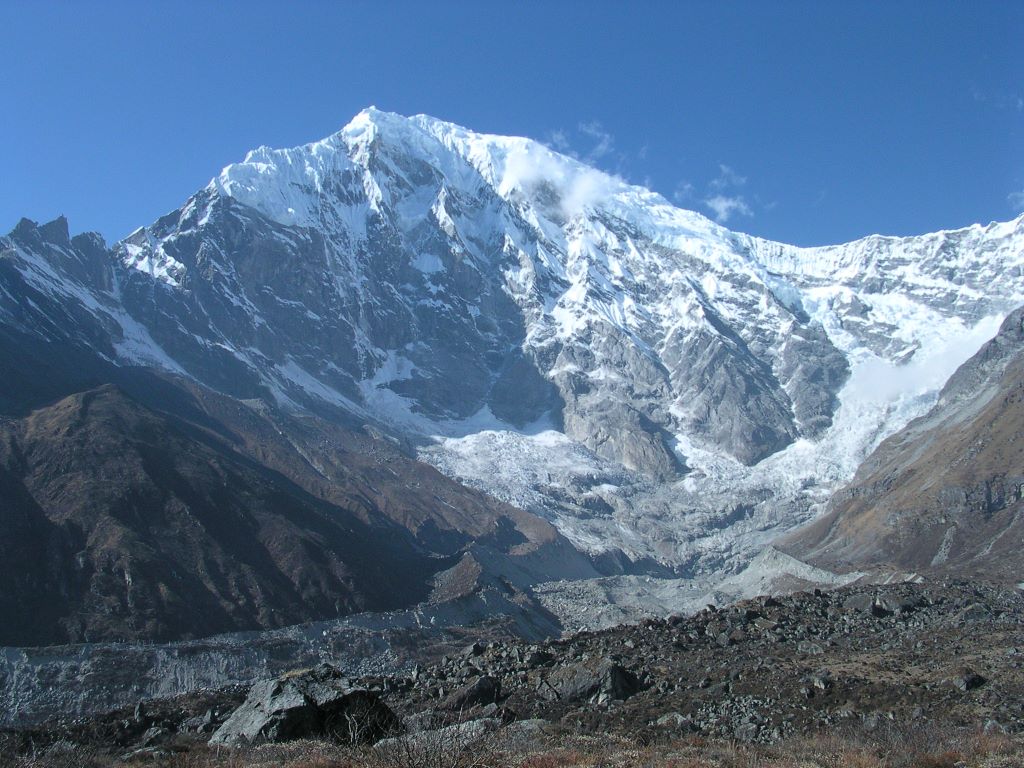 Gletscher im Langtang-Gebiet