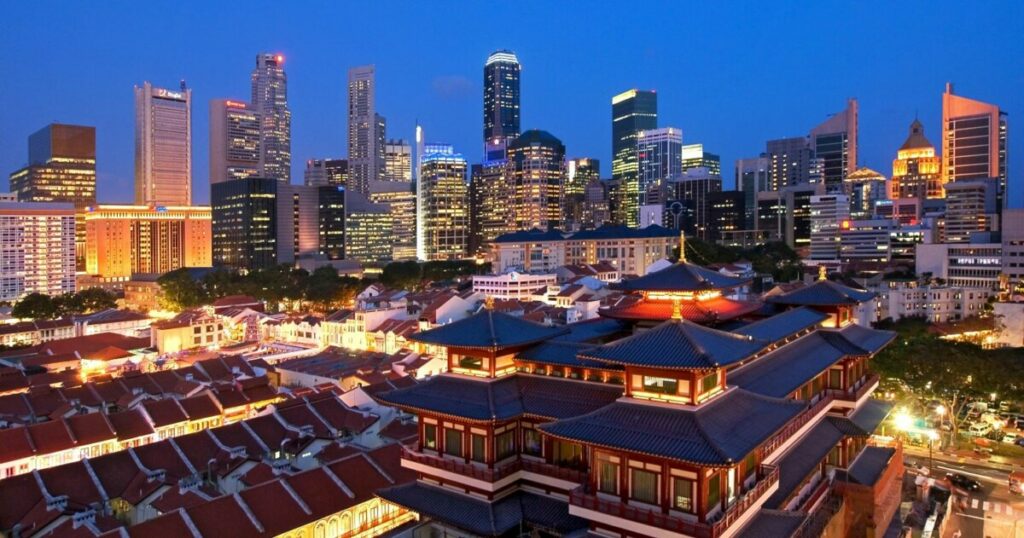 Chinatown bei Nacht (© Singapur Tourism Board)
