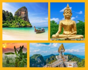 Überblick über die Sehenswürdigkeiten in Thailand: Tempel, Berge und Strände