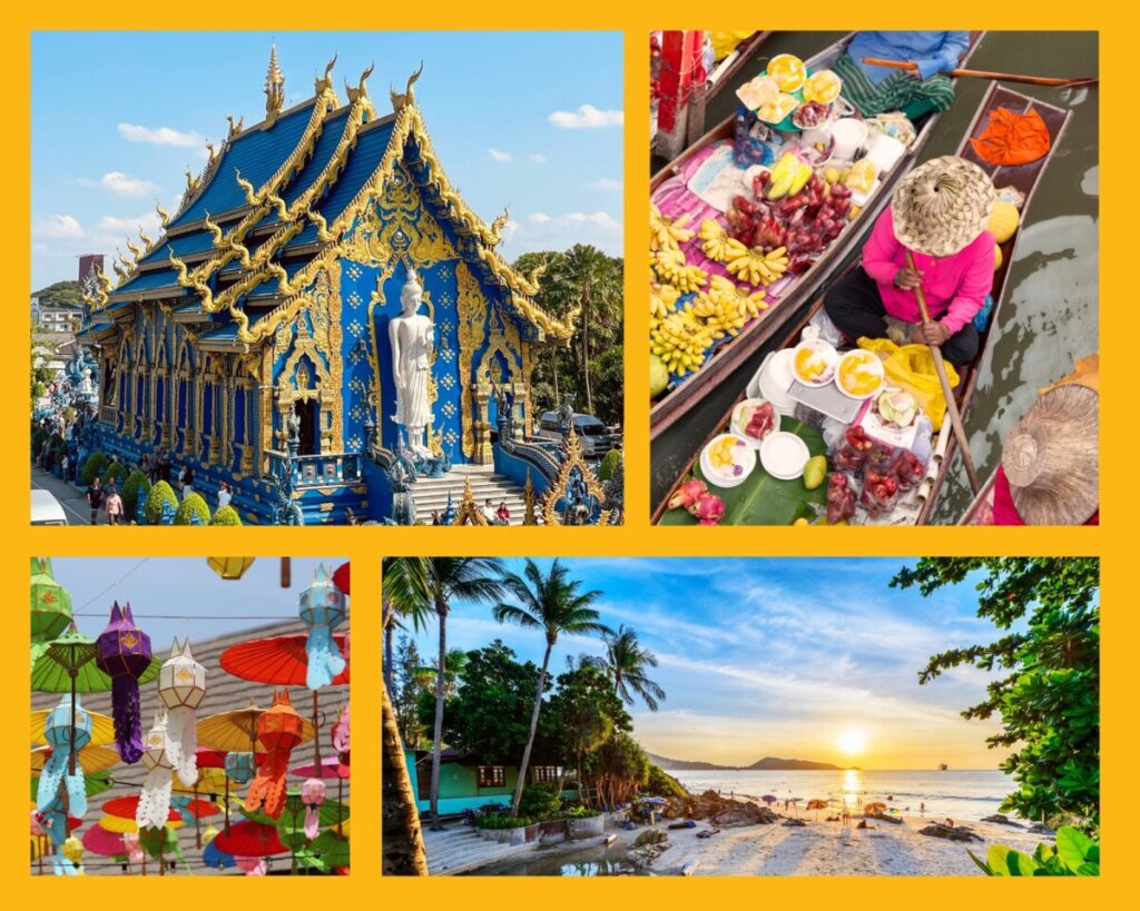Thailandreisen können viele Facetten haben: Tempel, Strände, Feste und Märkte