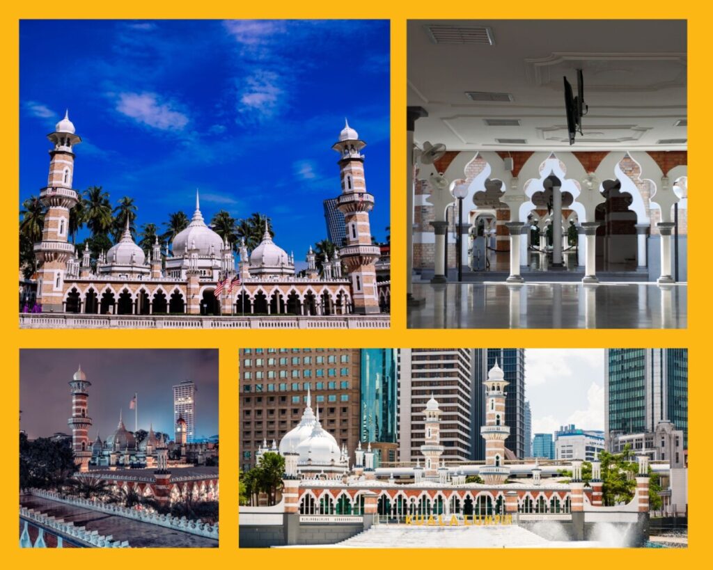 Verschiedene Ansichten der Masjid Jamek